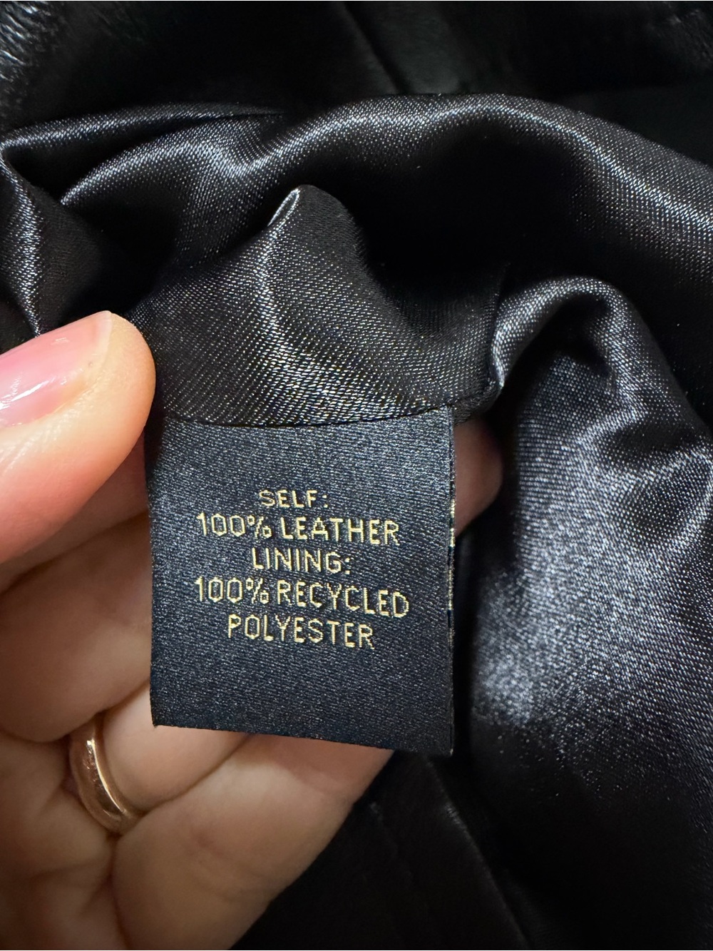 AS by DF Sleeveless Black Reclycle Leather Mini Dress - Picture 12 of 13